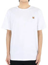 Fox Head Patch Classic Short Sleeve T-Shirt White - MAISON KITSUNE - BALAAN 3