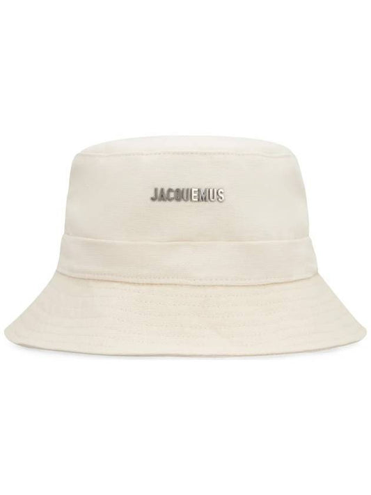 Le bob Gadjo Bucket Hat Offwhite - JACQUEMUS - BALAAN 1