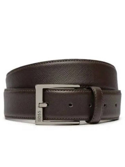 Leather Belt Brown - HUGO BOSS - BALAAN 2