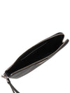 Small Saffiano Leather Pouch Black - PRADA - BALAAN 6