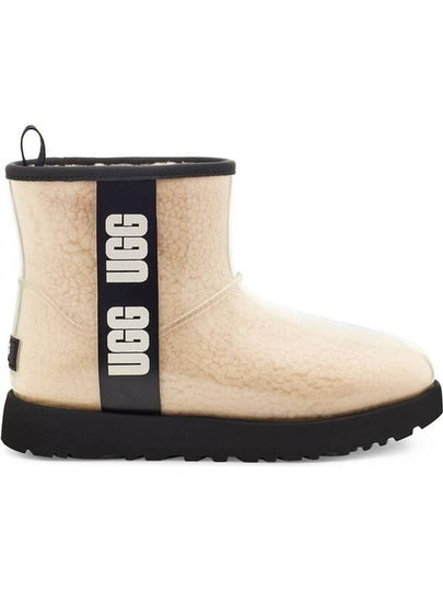 Women's Classic Clear Mini Rain Boots Natural - UGG - BALAAN 2