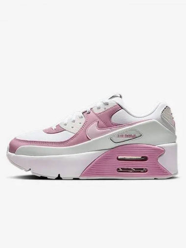 Air Max 90 LV8 Women s Sneakers White Summit Elemental Pink Foam FD4328 110 755657 - NIKE - BALAAN 1