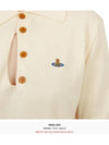 Logo Knit Top Cream - VIVIENNE WESTWOOD - BALAAN 9