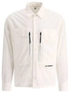 Cotton Popeline Over Long Sleeve Shirt White - CP COMPANY - BALAAN 2