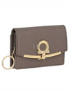 Gancini Calfskin Card Wallet Cumin - SALVATORE FERRAGAMO - BALAAN 2