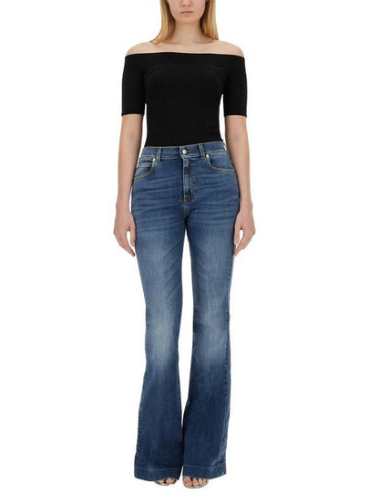 Alexander McQueen Bootcut Denim Pants - ALEXANDER MCQUEEN - BALAAN 2