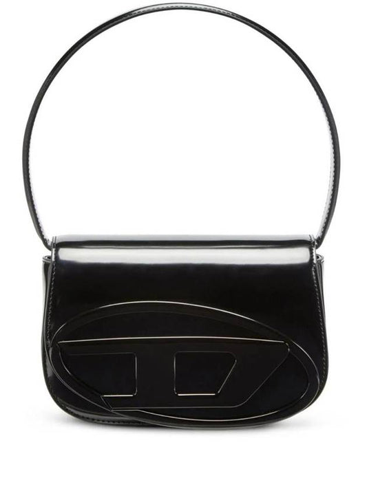 1DR Leather Shoulder Bag Black - DIESEL - BALAAN 1