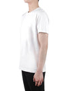 Shadow Back Graphic Print Short Sleeve T-Shirt  Natural White - STONE ISLAND - BALAAN 4