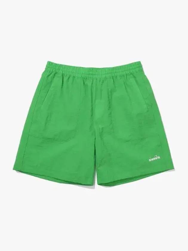 Diadora Bento Linen Half Pants GREEN - DIADORA - BALAAN 1