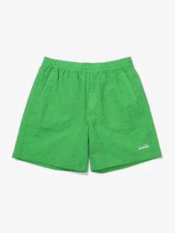 Diadora Bento Linen Half Pants GREEN - DIADORA - BALAAN 1