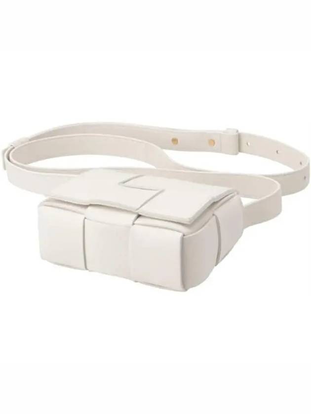 Intrecciato Cassette Small Cross Bag White - BOTTEGA VENETA - BALAAN 5