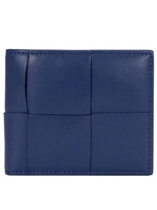 Intreciato Cassette Half Wallet Blue - BOTTEGA VENETA - BALAAN 2