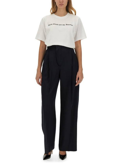 WIDE LEG PANTS - VICTORIA BECKHAM - BALAAN 2