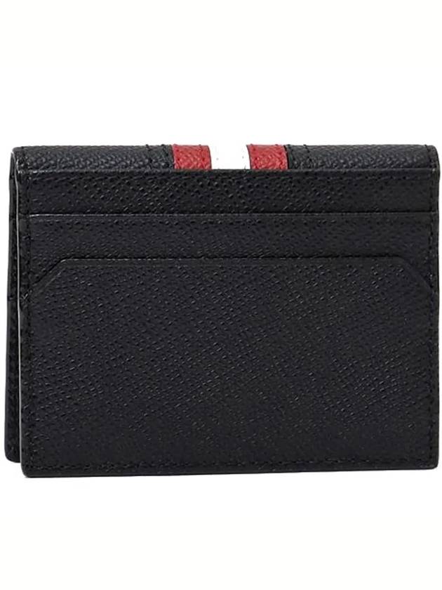 Talder Leather Card Wallet Black - BALLY - BALAAN 5