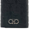 Gancini key wallet 66 1072 NERO PEBBLE 0753609 - SALVATORE FERRAGAMO - BALAAN 6