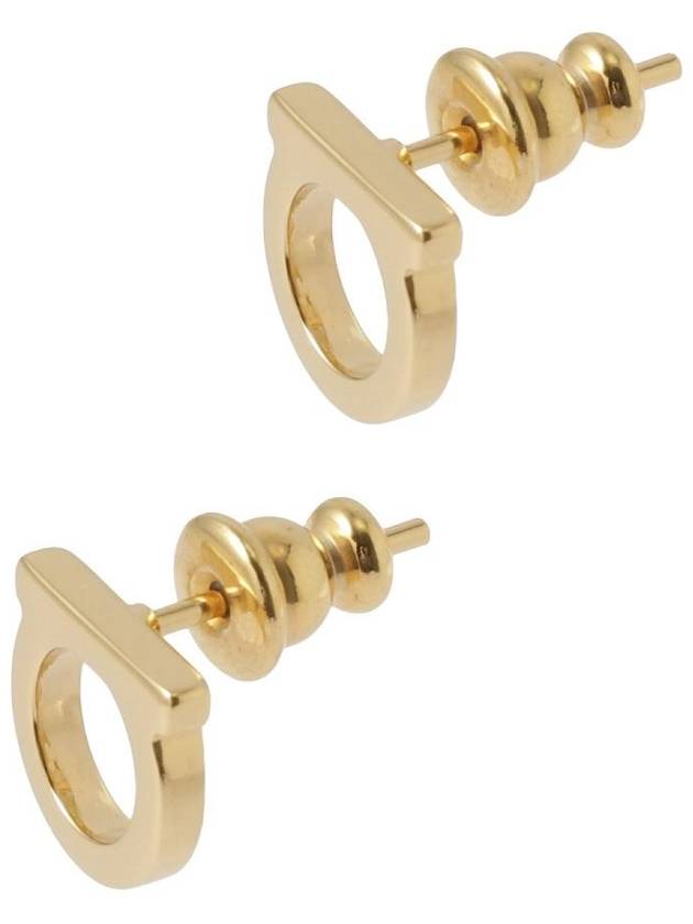 Gancini Small Earrings Gold - SALVATORE FERRAGAMO - BALAAN 2