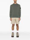 Light Stretch Cotton Bermuda Regular Fit Shorts Beige - STONE ISLAND - BALAAN 3