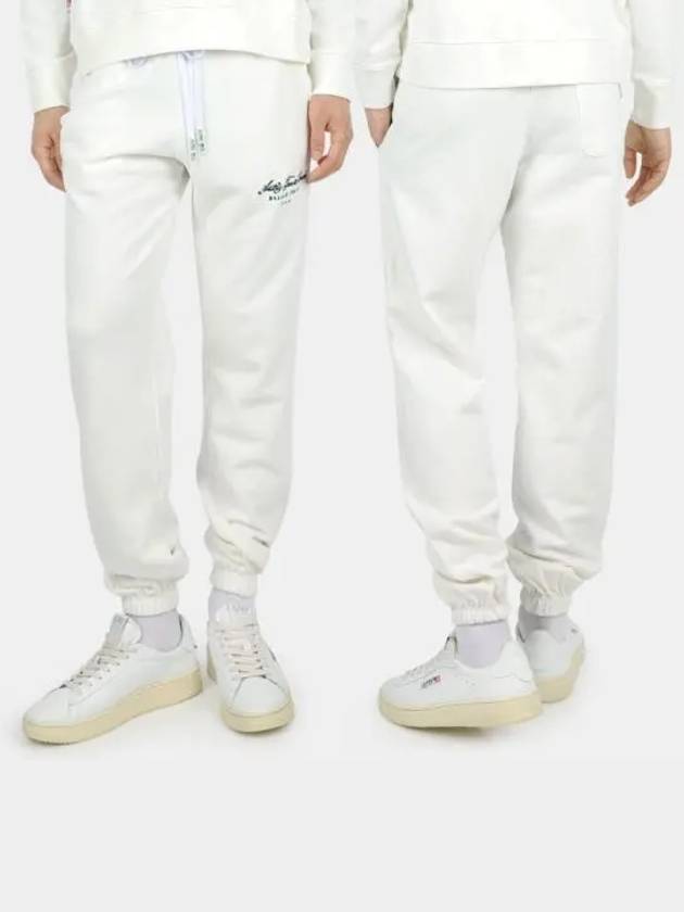 Men's Tennis Club Training Jogger Track Pants White - AUTRY - BALAAN 2