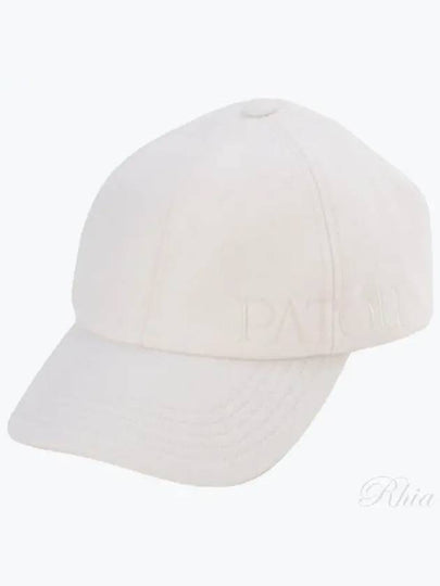 Embroidered Logo Ball Cap White - PATOU - BALAAN 2