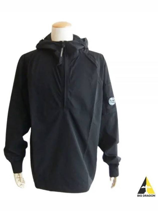 Lens Wappen Hooded Anorak Black - CP COMPANY - BALAAN 2