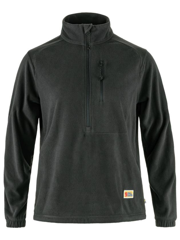 Vardag Lite Fleece Long Sleeve T-Shirt Dark Grey - FJALL RAVEN - BALAAN 2