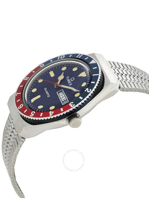 Reissue 38mm Stainless Steel Watch Blue Red - TIMEX - BALAAN 3