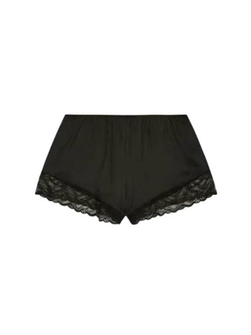 CK Instinct Satin Pyjama Shorts Black - CALVIN KLEIN - BALAAN 1