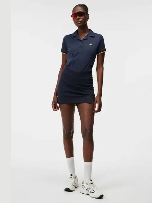 SS Golf Short Sleeve Solange Polo SOLANGE POLO Navy - J.LINDEBERG - BALAAN 4