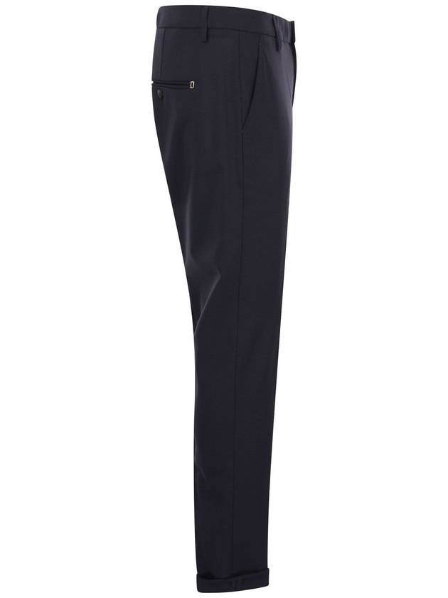 Pants UP235TS0009U XXX890 black - DONDUP - BALAAN 4