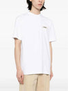 Le Gros Grain Logo Short Sleeve T-Shirt White - JACQUEMUS - BALAAN 5