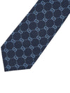 GG Silk Jacquard Tie Blue - GUCCI - BALAAN 7