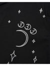 Night Sky Graphic Print Short Sleeve Shirt Black - PHOS333 - BALAAN 5