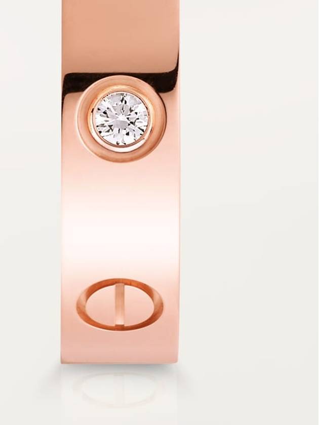 Love Wedding Band Diamond Ring Rose Gold - CARTIER - BALAAN 4