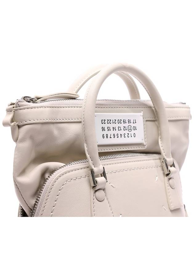 5AC Mini Tote Bag Light Grey - MAISON MARGIELA - BALAAN 7