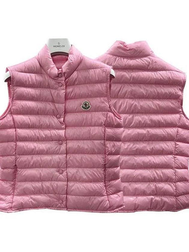 LIANE logo down padded vest 31644539 271825 1095121 - MONCLER - BALAAN 1