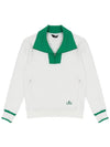 Drew Color Scheme Yokoeri Half Zip Up Sweatshirt DF41LT01O WHITE - DRUH GOLF - BALAAN 1