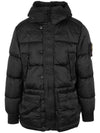 Raso Wappen Patch Nylon Padding Black - STONE ISLAND - BALAAN 1