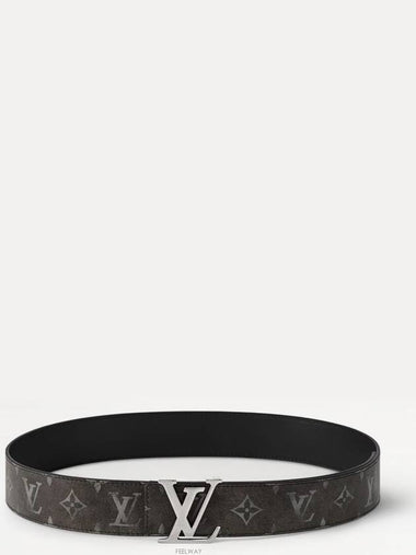 LV Initials 40mm Reversible Belt Black - LOUIS VUITTON - BALAAN 1