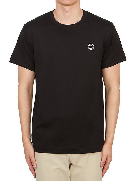 Parker Short Sleeve T-Shirt Black - BURBERRY - BALAAN 2