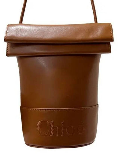 Logo Micro Bucket Bag Brown - CHLOE - BALAAN 2