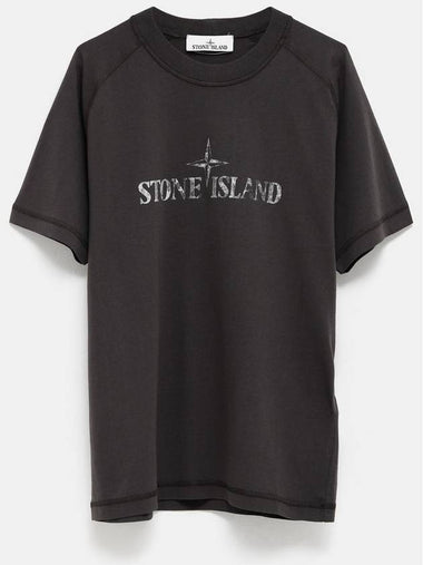 S/S T-shirt - STONE ISLAND - BALAAN 1