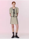 SET_Wave combination ribbon jacket_mini skirt - OPENING SUNSHINE - BALAAN 1