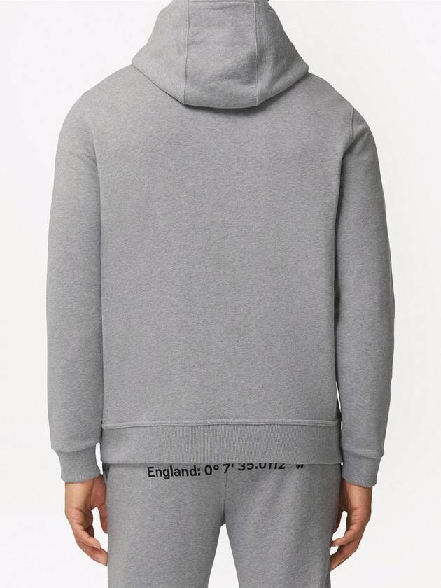 Location Cotton Hoodie Grey - BURBERRY - BALAAN 6