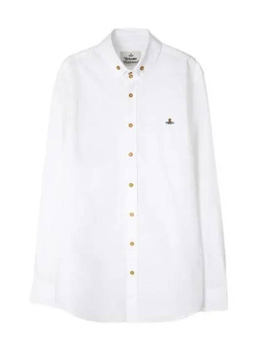 two button cotton shirt - VIVIENNE WESTWOOD - BALAAN 1