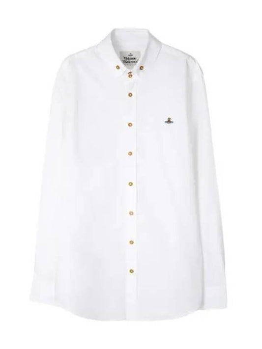 Two Button Cotton Shirt Men Long Sleeve - VIVIENNE WESTWOOD - BALAAN 1