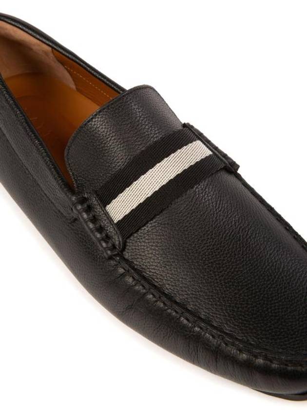 Pearce Leather Loafer Black - BALLY - BALAAN 4