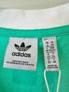 V neck cropped t shirt HG6596 Turquoise WOMENS UK6 JP M - ADIDAS - BALAAN 4