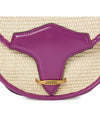 Botsey Raffia Cross Bag Violet - ISABEL MARANT - BALAAN 9