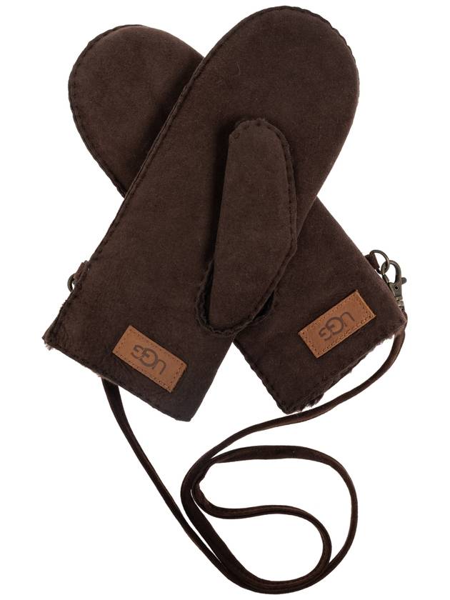 UGG Gloves With Fur, Women's, Brown - UGG - BALAAN 3