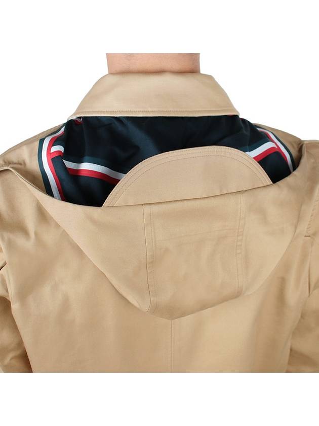 Mackintosh Snap Front Rain Parka Beige - THOM BROWNE - BALAAN 11